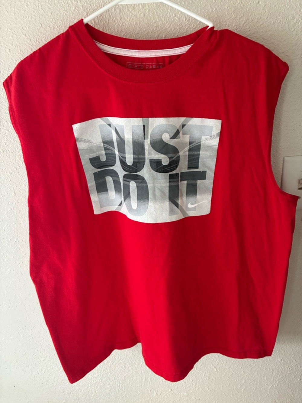 Nike Just Do It Sleeveless Tee Shirt